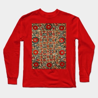 19th Century Suzani Bed Cover Long Sleeve T-Shirt